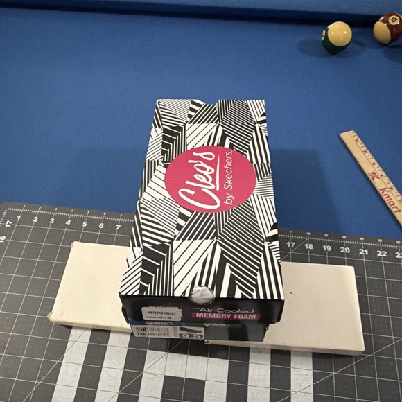 Skechers Cleo Flex-Wedge Shoes Women's 9.5 Navy Blue New Days Vegan - New - Picture 9 of 9